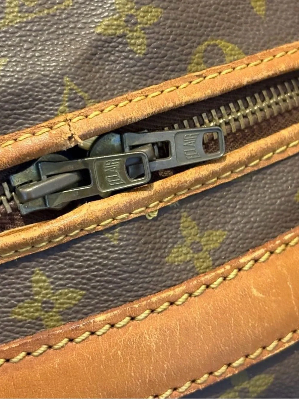 Louis Vuitton Sac Chasseur 55 LV Monogram Canvas Vintage Travel Bag Luggage Tote - Picture 3 of 13